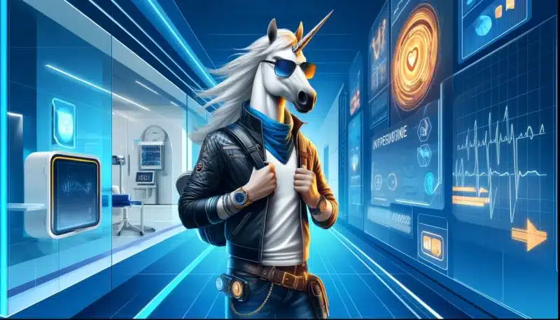 Health Tech Investment Advisory illustration showing founders securing funding and building investor trust.